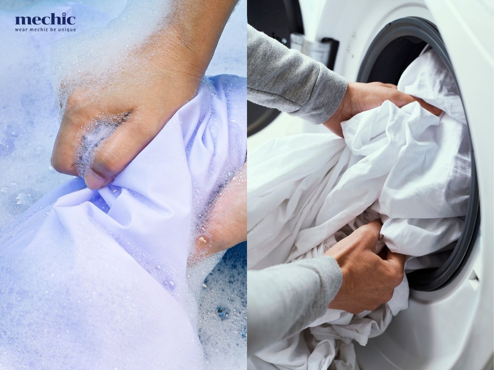 Giặt đúng cách giúp làm sạch hiệu quả và bảo vệ chất lượng vải, với phương pháp giặt tay nhẹ nhàng hoặc giặt máy ở nhiệt độ phù hợp để diệt khuẩn an toàn.