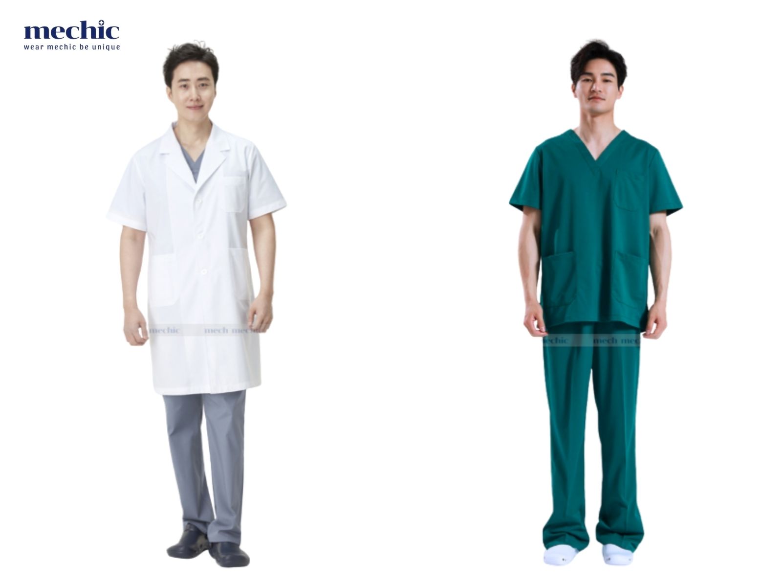 Sự khác biệt giữa đồng phục bác sĩ và đồng phục phẫu thuật thể hiện qua màu sắc, kiểu dáng, chất liệu và yêu cầu vệ sinh, đảm bảo phù hợp với từng môi trường y tế.