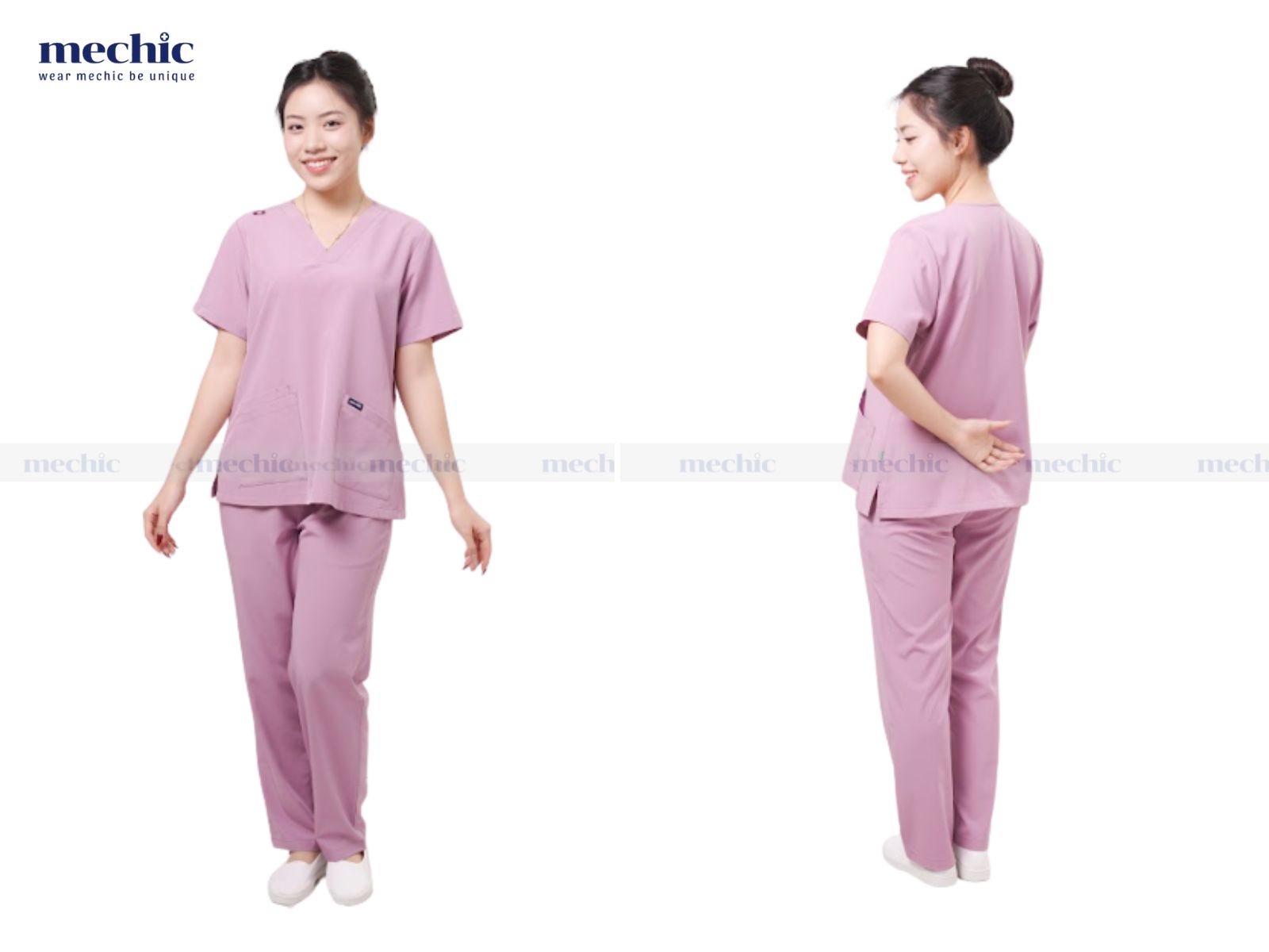 Màu tím mang đến sự bình an, đồng cảm và thư giãn, tạo không gian y tế ấm áp và tràn đầy thấu hiểu.