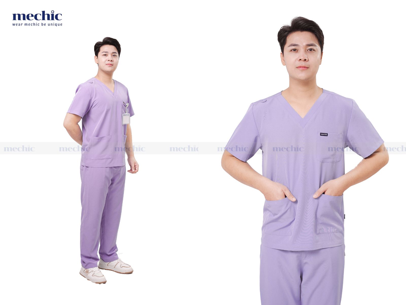 Các màu sắc trung tính như tím thường giúp giảm căng thẳng cho bệnh nhân và nhân viên y tế