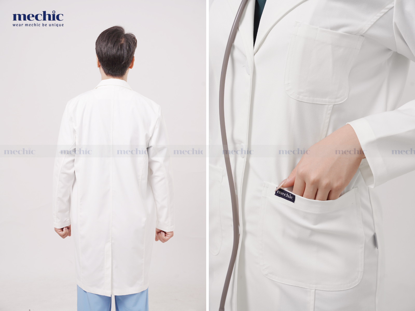 Là phẳng các chi tiết trên áo để đảm bảo sản phẩm hoàn thiện và đẹp mắt