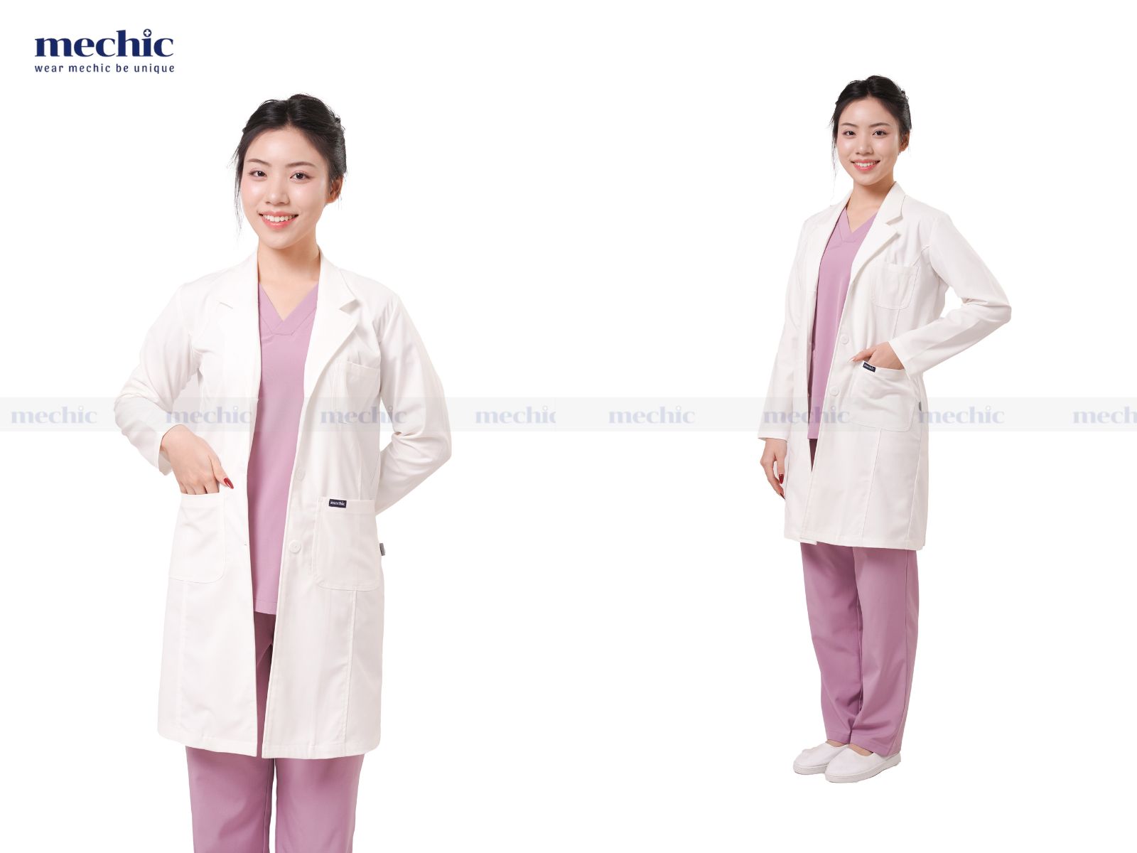 Tính năng kháng khuẩn sử dụng áo blouse giúp duy trì một môi trường làm việc sạch sẽ