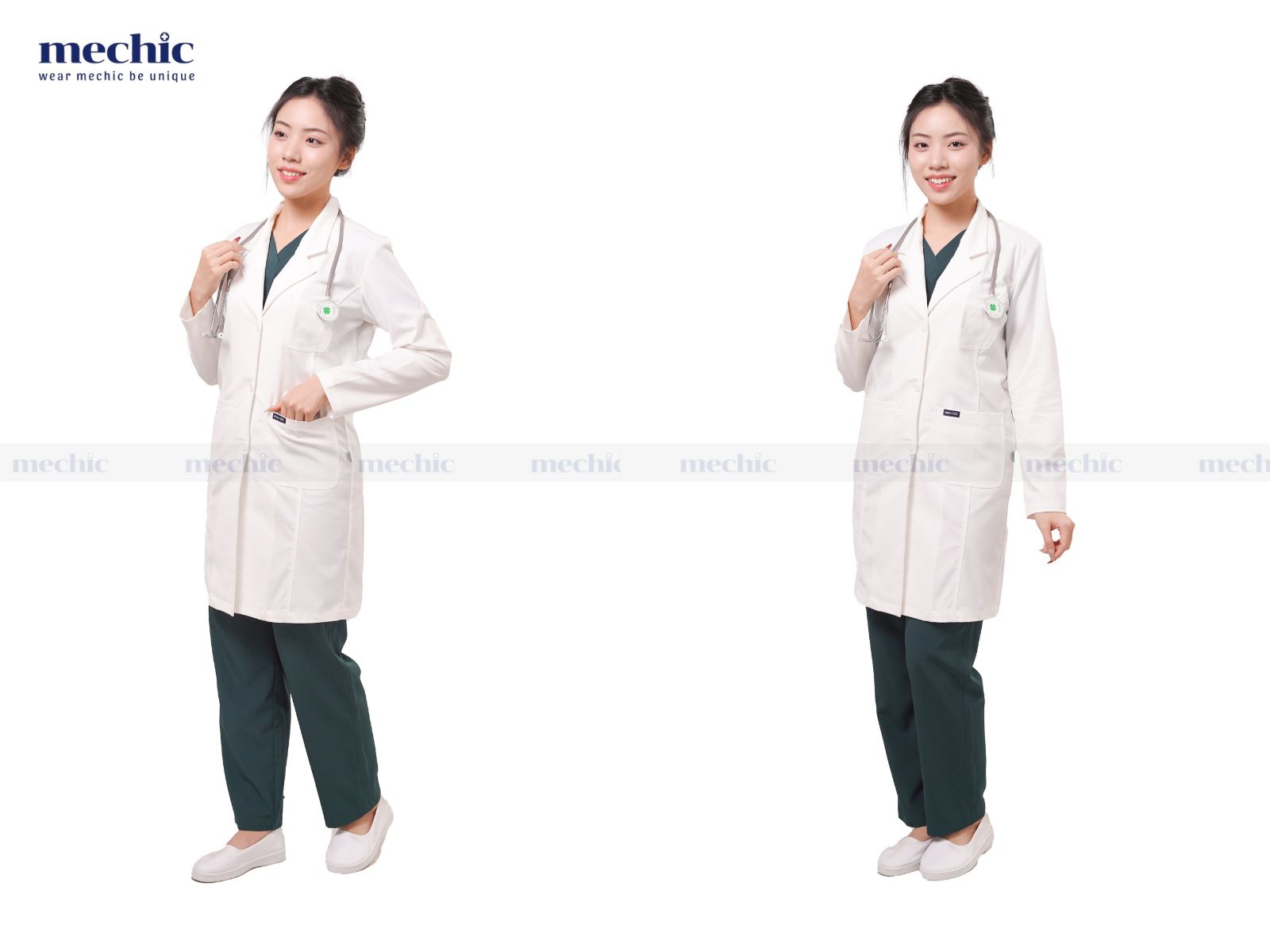 Áo blouse kháng khuẩn có khả năng chống thấm hiệu quả