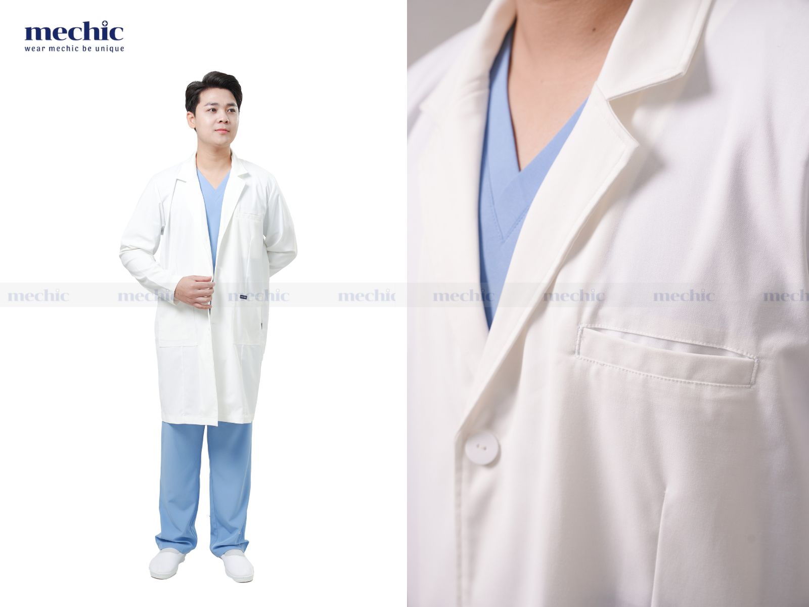 Áo blouse có chất liệu như Polyester hay Bamboo có đặc tính kháng khuẩn tự nhiên