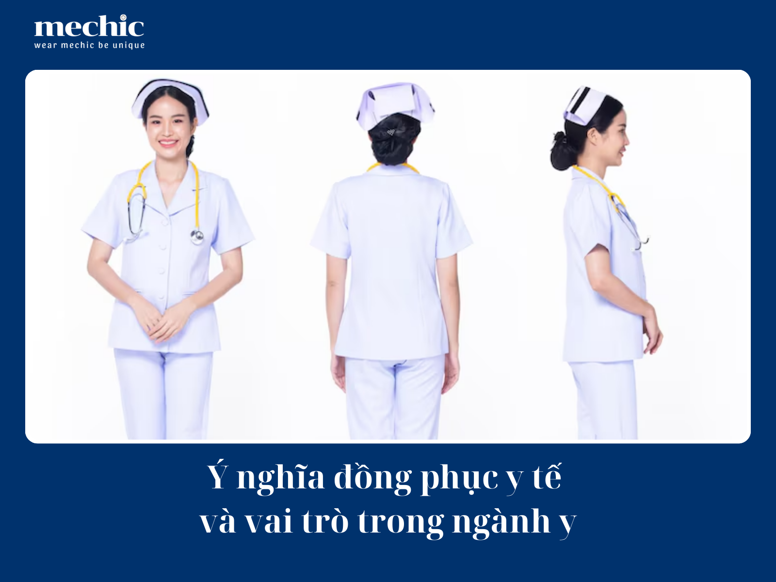 Bộ đồng phục y tế không chỉ thể hiện sự chuyên nghiệp mà còn bảo vệ sức khỏe, phân biệt vai trò và gắn kết tinh thần đội ngũ y tế.