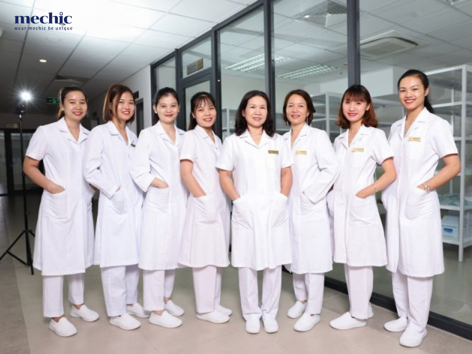 Trang phục y tế đại diện cho hình ảnh của bệnh viện