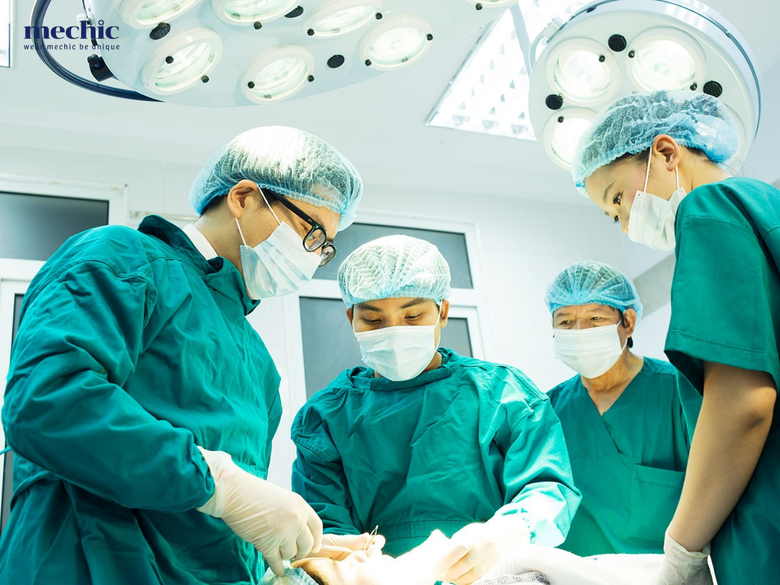 Đồ màu xanh giúp dễ dàng vệ sinh hơn