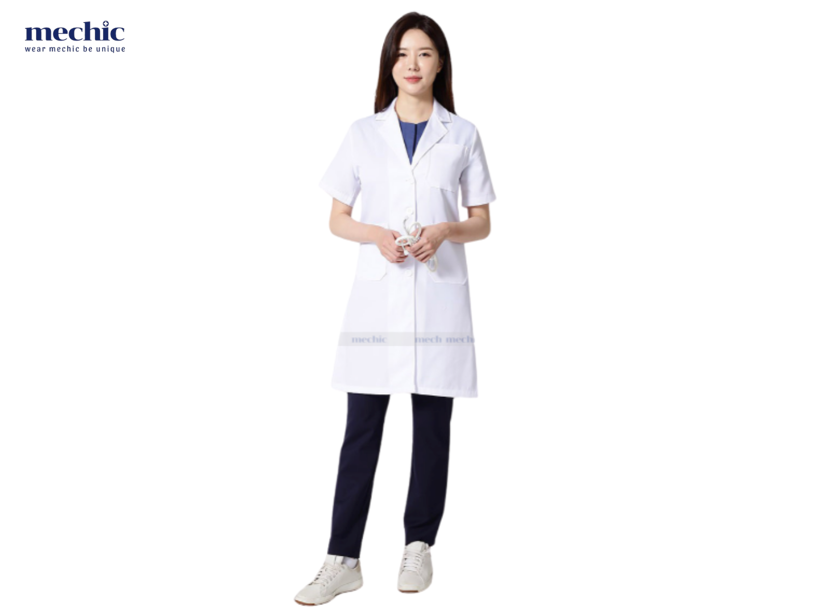 Blouse nữ cộc tay 04 – thiết kế chuẩn y khoa, thoải mái khi mặc, chuyên nghiệp trong từng chi tiết