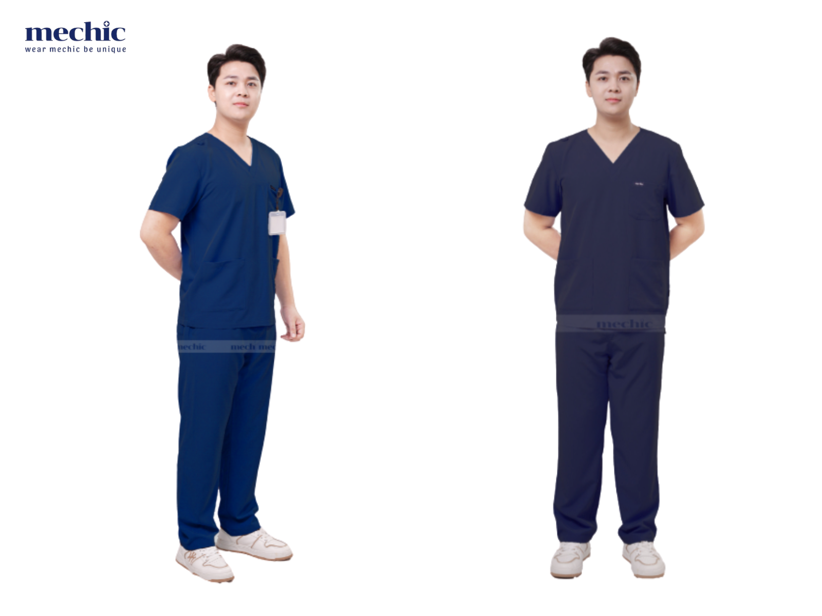 Bộ scrubs cổ tim – lựa chọn tối ưu cho phòng mổ với thiết kế thoải mái, thấm hút tốt và màu sắc hỗ trợ thị giác