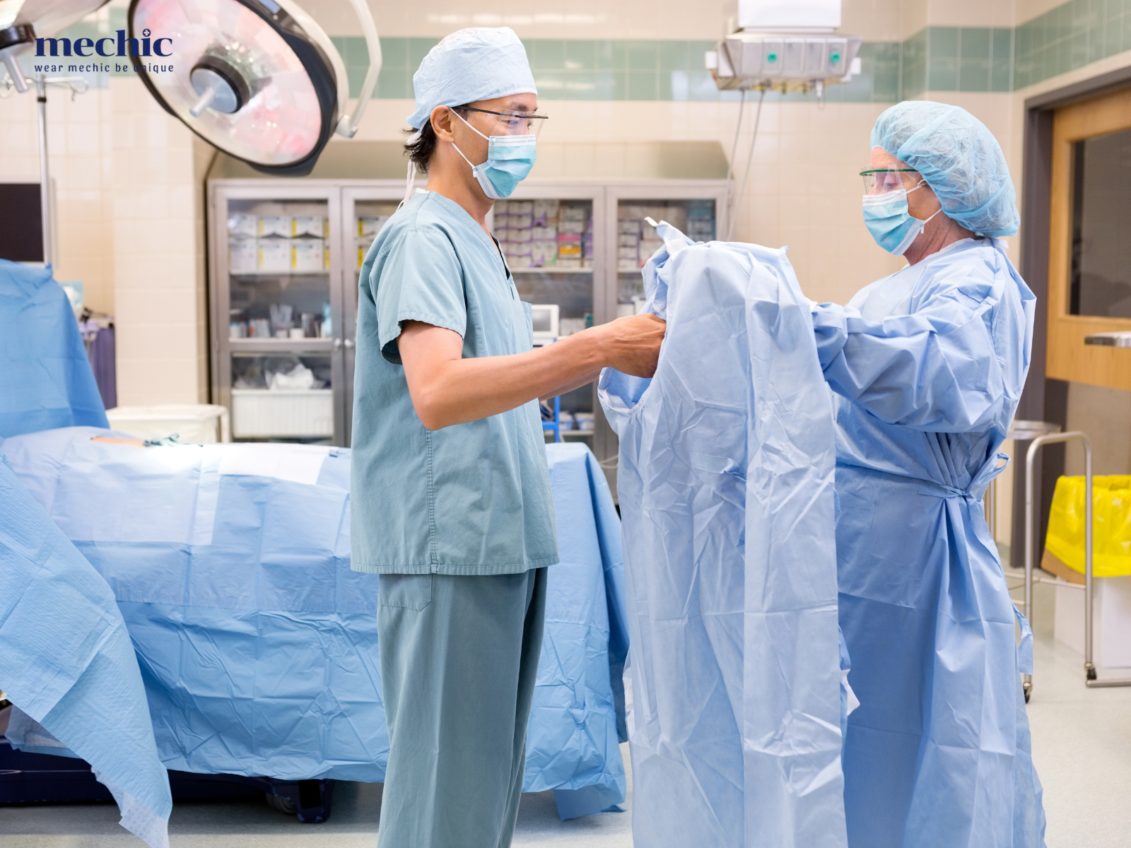 Quần áo phẫu thuật thiết kế tối ưu cho môi trường vô trùng và sự thoải mái suốt ca mổ