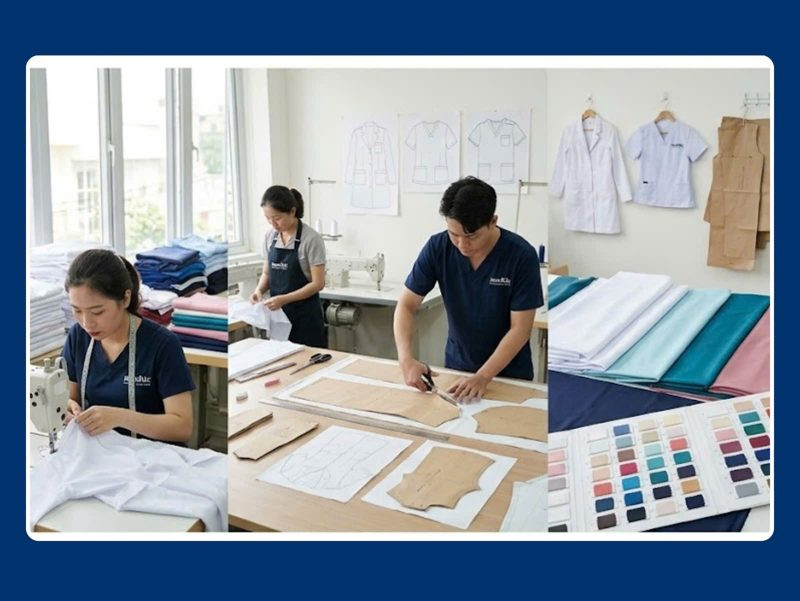 Xưởng may Mechic may áo blouse theo yêu cầu
