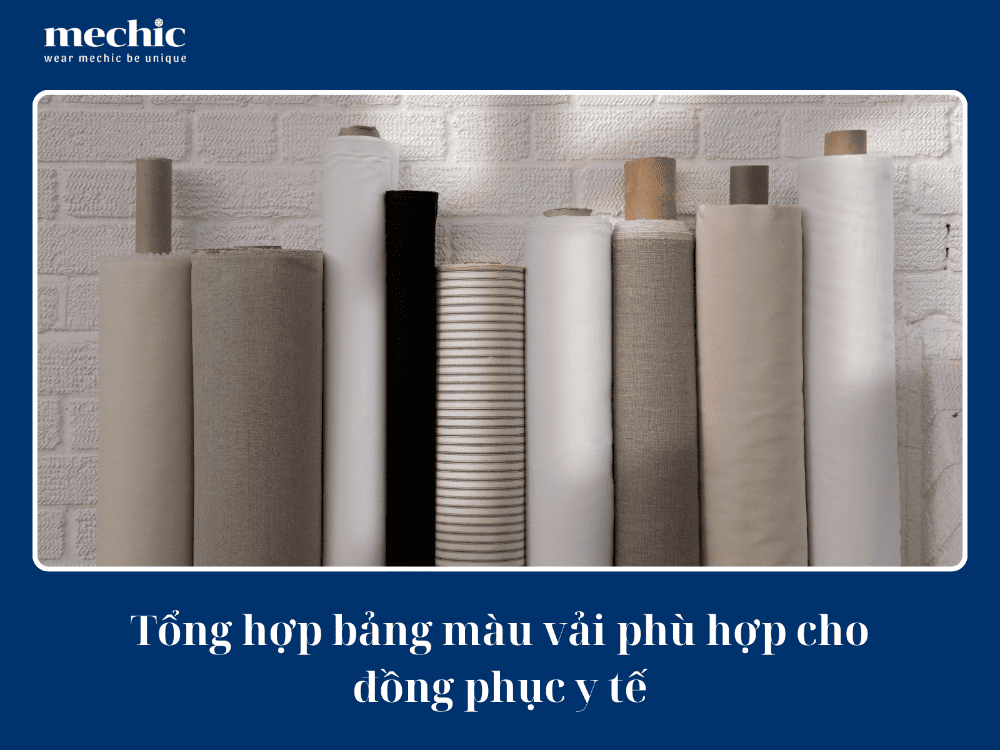 Tổng hợp bảng màu vải phù hợp cho đồng phục y tế