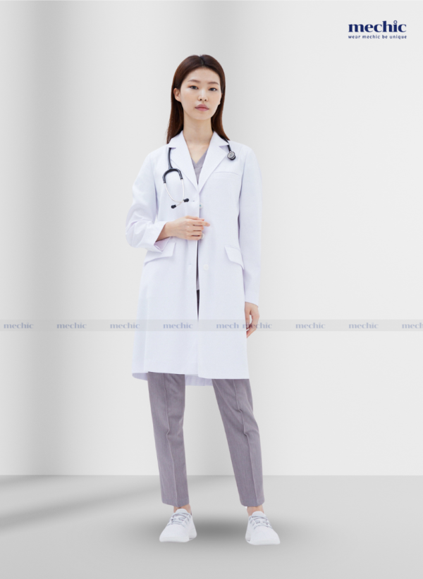 Áo Blouse nữ dài tay dáng dài cao cấp 03