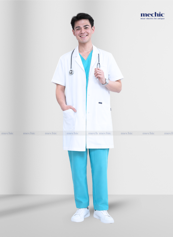 Áo Blouse Tay Ngắn Nam Cộc Tay 05