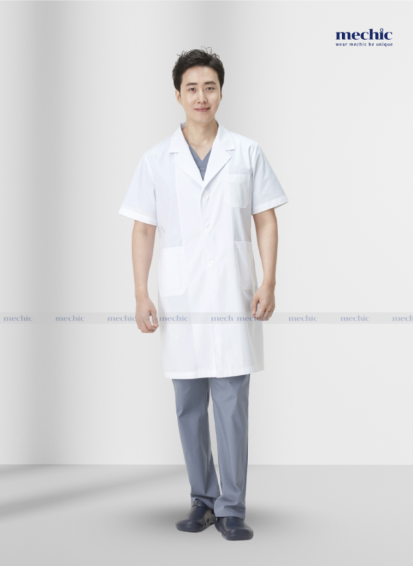 Áo Blouse Tay Ngắn Nam Cộc Tay 05