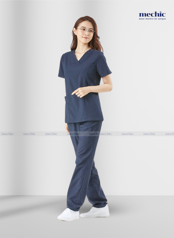 Bộ Scrubs Phẫu Thuật Nữ Tay Ngắn 04