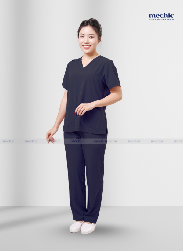 Bộ Scrubs Phẫu Thuật Nữ Tay Ngắn 05