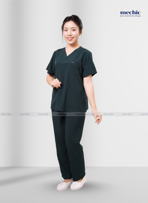 Bộ Scrubs Phẫu Thuật Nữ Tay Ngắn 06