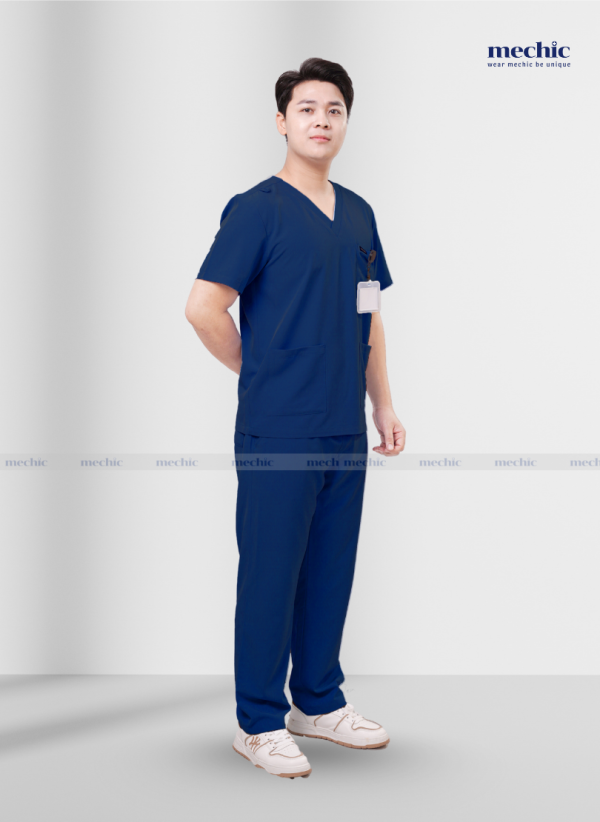 Bộ Scrubs Phẫu Thuật Nam Tay Ngắn 04