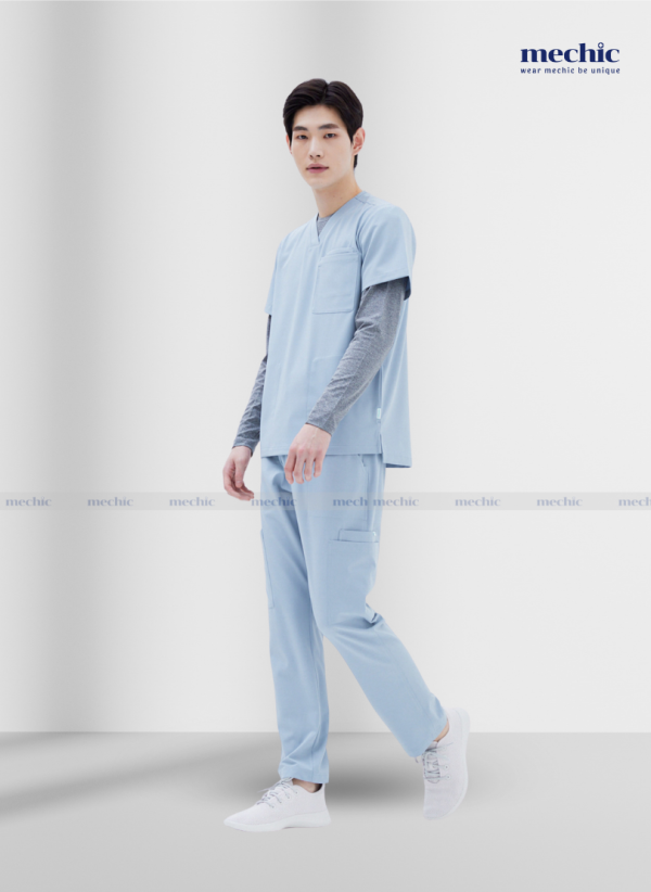 Bộ Scrubs Điều Dưỡng Nam Tay Ngắn 01