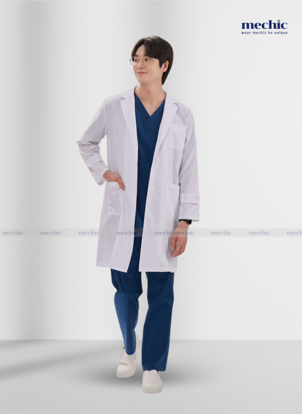 Áo Blouse phòng thí nghiệm Nam 01