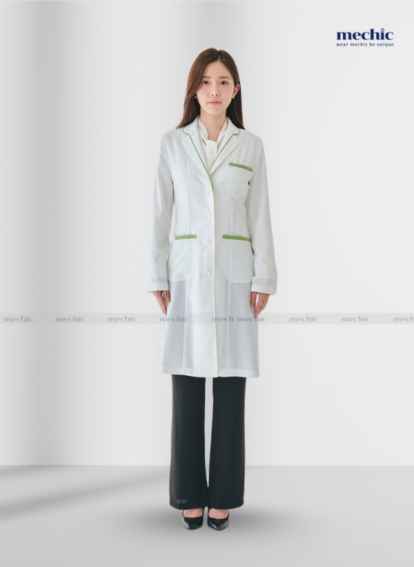 Áo blouse nữ điều dưỡng tay dài 09