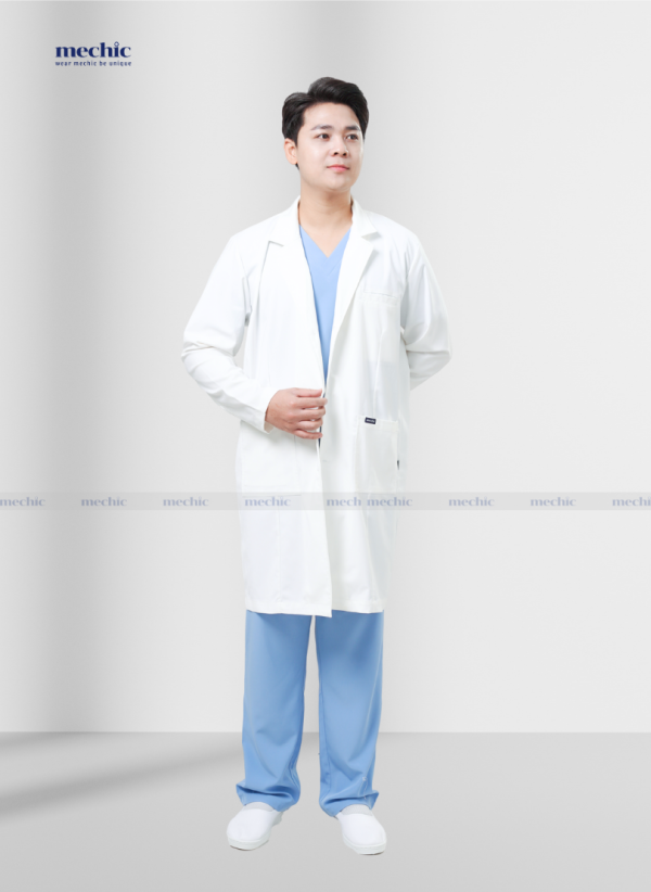 Áo Blouse nam form dài cách tân cao cấp 01