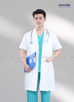 Áo Blouse Tay Ngắn Nam Cộc Tay 05