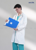 Áo Blouse Bác Sĩ Nam Mechic